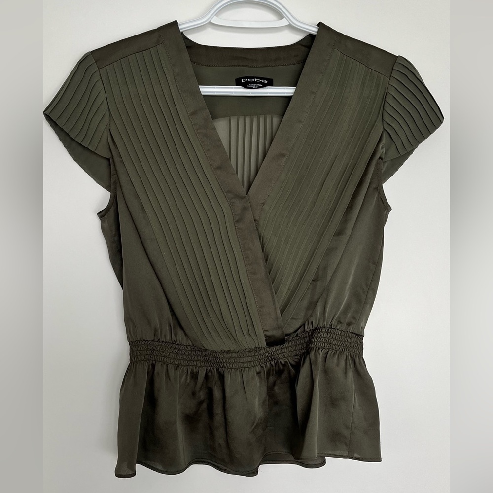 Bebe Peplum Top